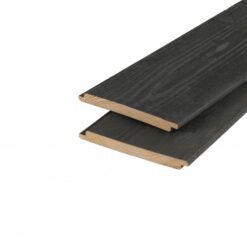 Zwarte potdekselplanken