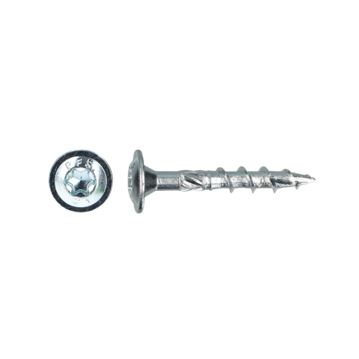 Kleine tellerkopschroef zilver