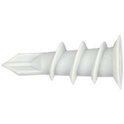 Zelfborende hollewand plug wit