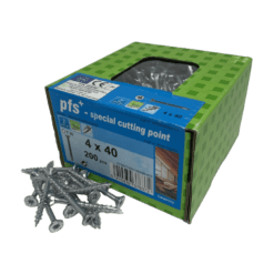 Groen doosje spaanplaatschroeven 4,0x40