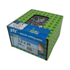 Groen doosje spaanplaatschroeven 3,5x40