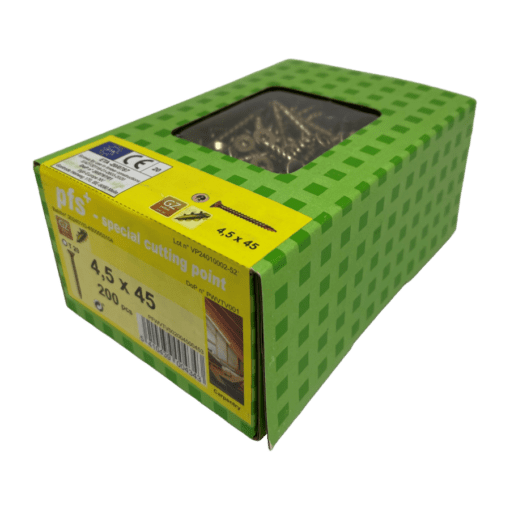 Groen doosje schroeven 4,5x45mm