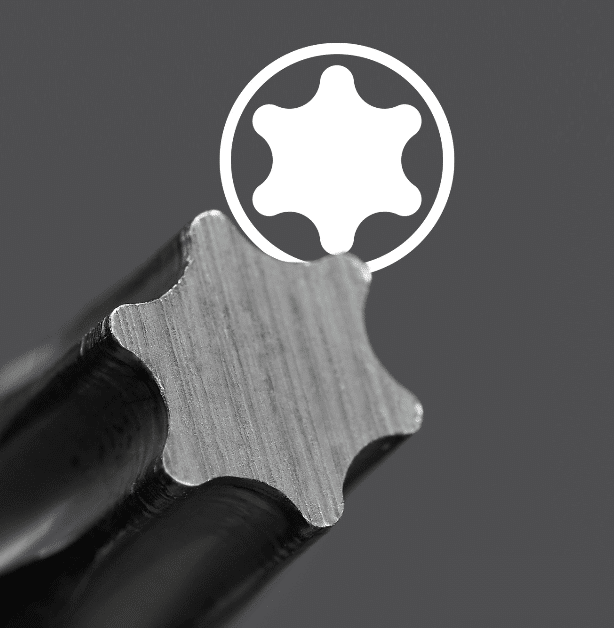 Torx bit met logo
