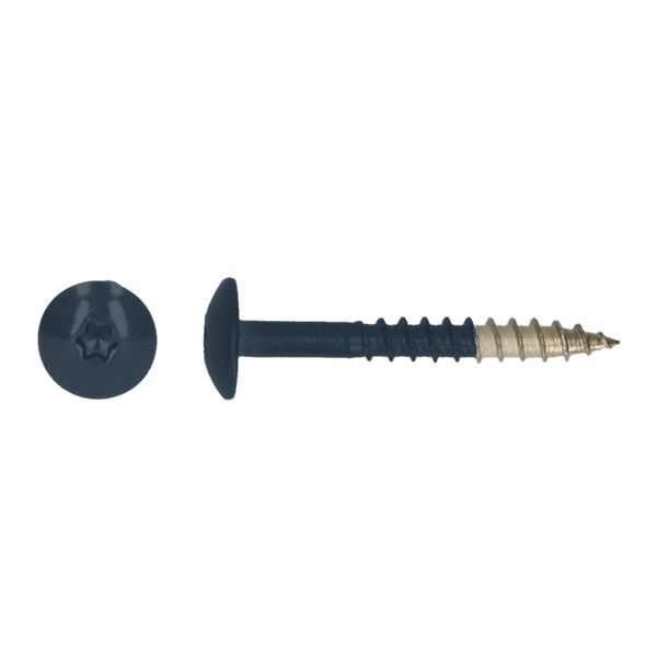 Schroeven voor Trespa 4,8x38 T20 RAL 5011 staalblauw RVS A4 100 stuks