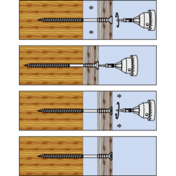Stappenplan stelschroeven monteren in 4 stappen
